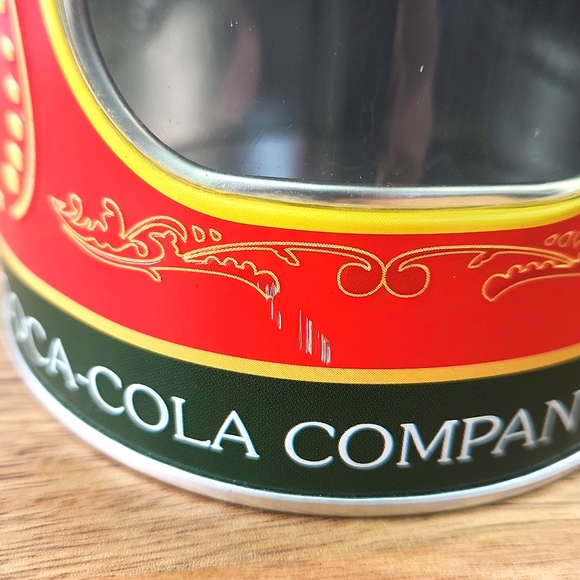 Coca-Cola metal Retro Style Holiday Straw Vault - Picture 10 of 13